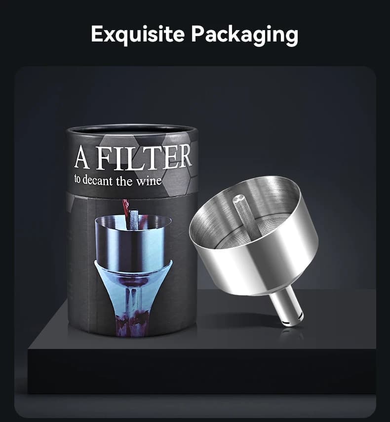 filtre à vin élégant